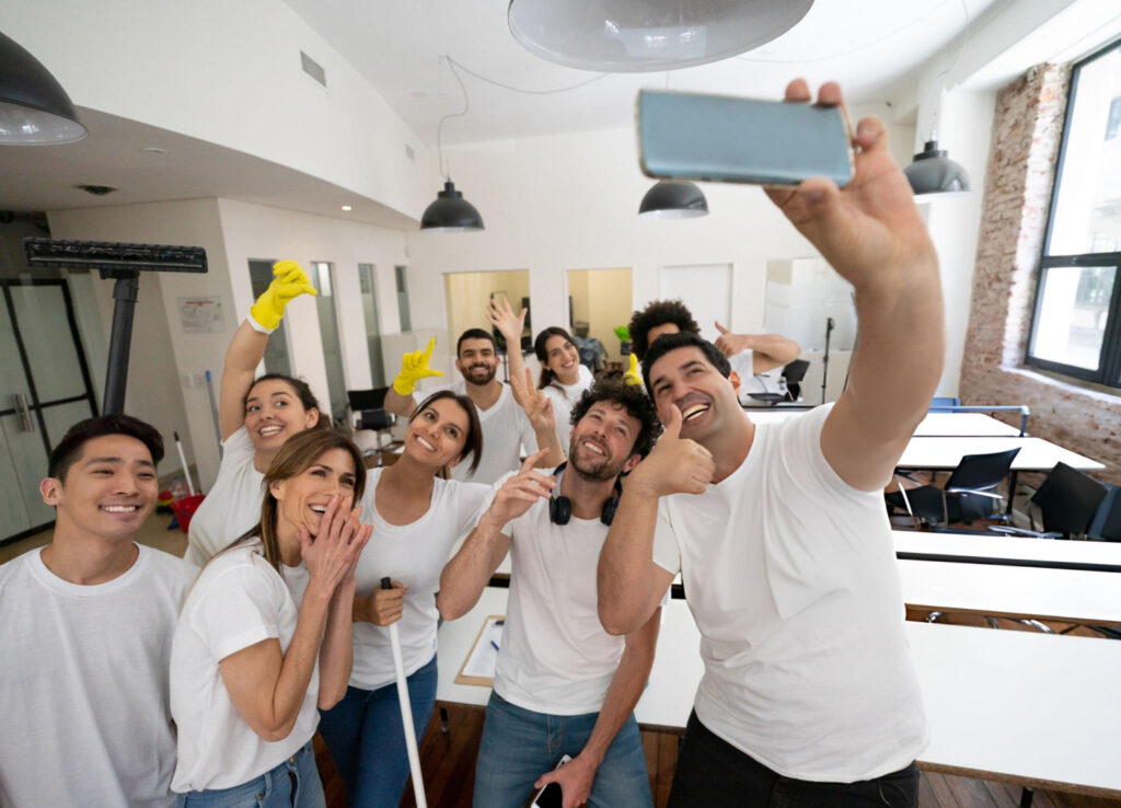 Our Happy Cleaning Team